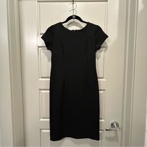 Ann Taylor Classic Black Midi Dress